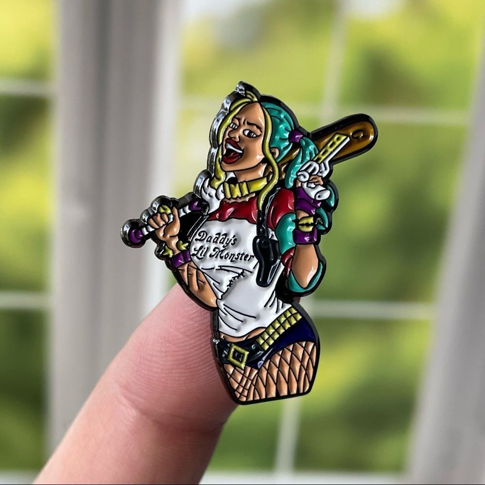 Harley Quinn Enamel Pin/ Brooch Lapel